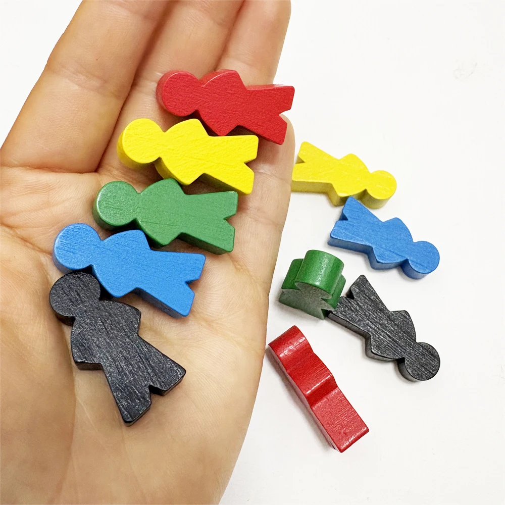 50 Pieces 30*15*8mm Wooden Humanoid Board Games Chess Wood Meeples For Game Token Accessories
50 Pieces 30*15*8mm Wooden Humanoid Board Games Chess Wood Meeples For Game Token Accessories