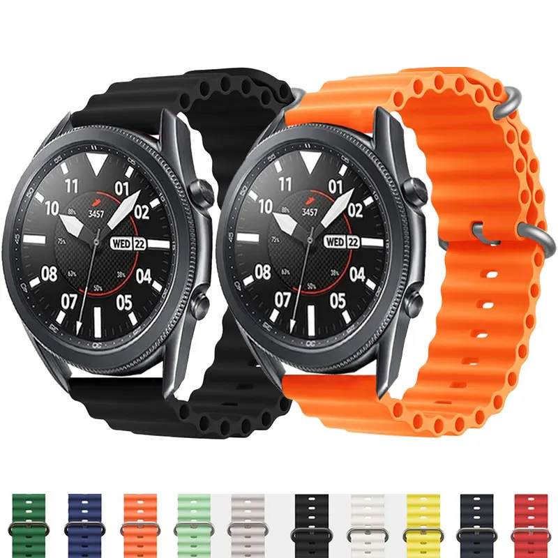 Ocean band For Samsung Galaxy Watch 3 45mm Strap Belt 22mm Silicone Watchbands Wristband For Gear S3 Frontier/Classic Bracelet
Ocean band For Samsung Galaxy Watch 3 45mm Strap Belt 22mm Silicone Watchbands Wristband For Gear S3 Frontier/Classic Bracelet