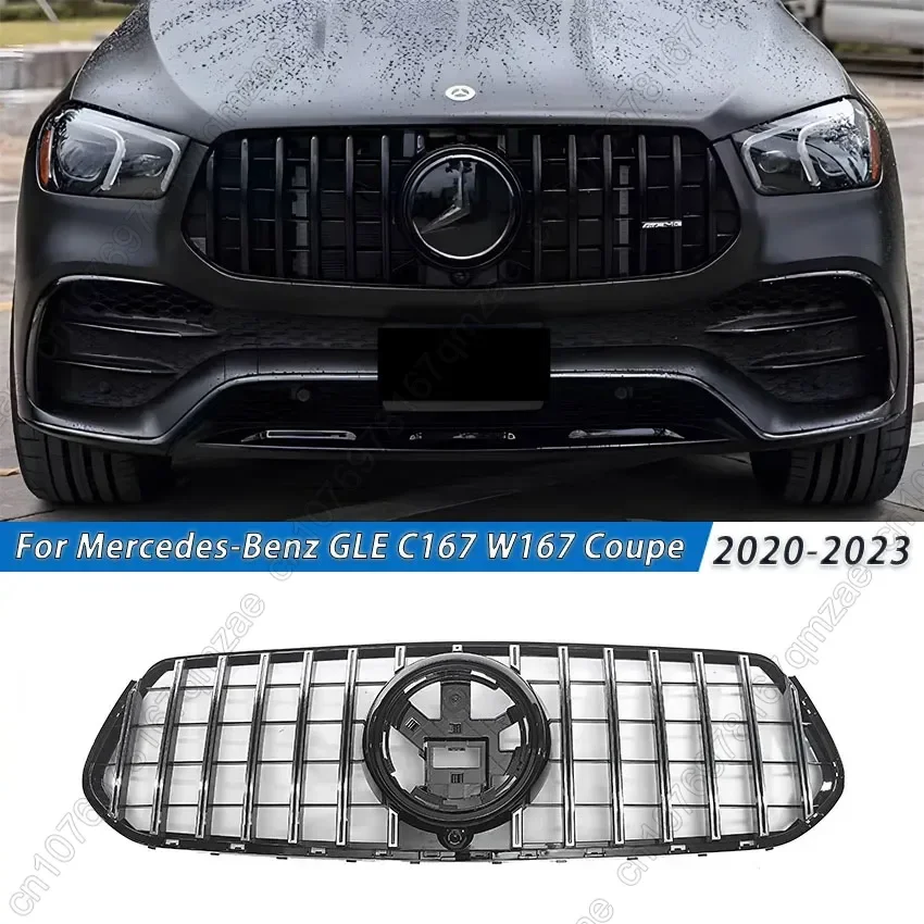 For Mercedes Benz GLE W167 C167 Coupe 2020-2023 Upgrade Front Hood Grille Racing Grill Perfect Match GT Style Sport Body Kit
For Mercedes Benz GLE W167 C167 Coupe 2020-2023 Upgrade Front Hood Grille Racing Grill Perfect Match GT Style Sport Body Kit