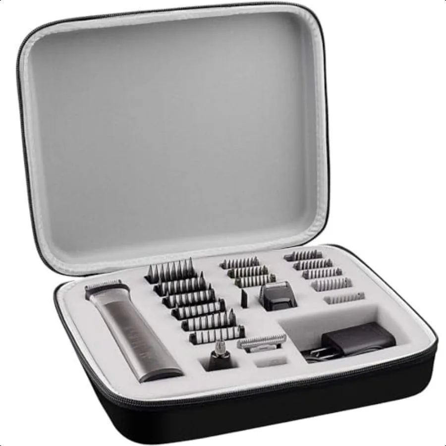 Case Compatible with Philips for Norelco Multigroom Series 7000 5000 Men's Grooming Kit with Trimmer MG7750 49 MG7910 49 MG9510
Case Compatible with Philips for Norelco Multigroom Series 7000 5000 Men's Grooming Kit with Trimmer MG7750 49 MG7910 49 MG9510