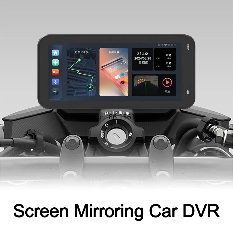 Motorcycle Modification Parts 5 Inch Wireless CarPlay Android Auto Motorcycle GPS Navigator with DVR Recorder
Motorcycle Modification Parts 5 Inch Wireless CarPlay Android Auto Motorcycle GPS Navigator with DVR Recorder