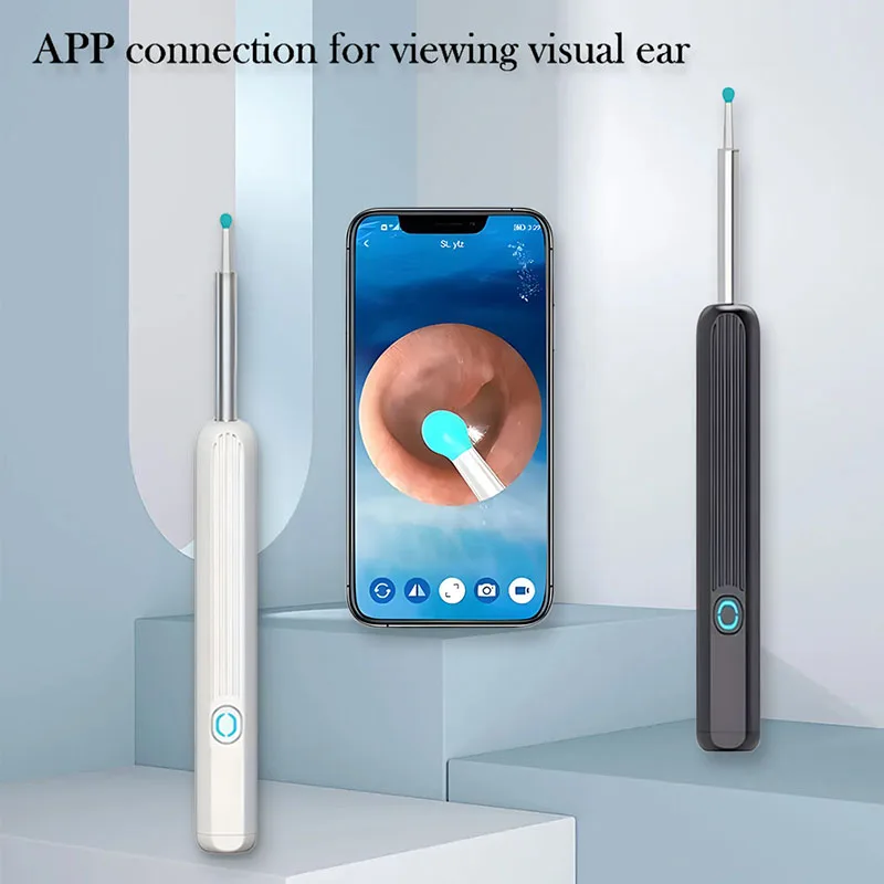 HD Ear Sticks Otoscope USB C Charging Endoscope Wax Removal Tools Earpick Mini Camera Health Care Set Smart Visual Ear Cleaner
HD Ear Sticks Otoscope USB C Charging Endoscope Wax Removal Tools Earpick Mini Camera Health Care Set Smart Visual Ear Cleaner
