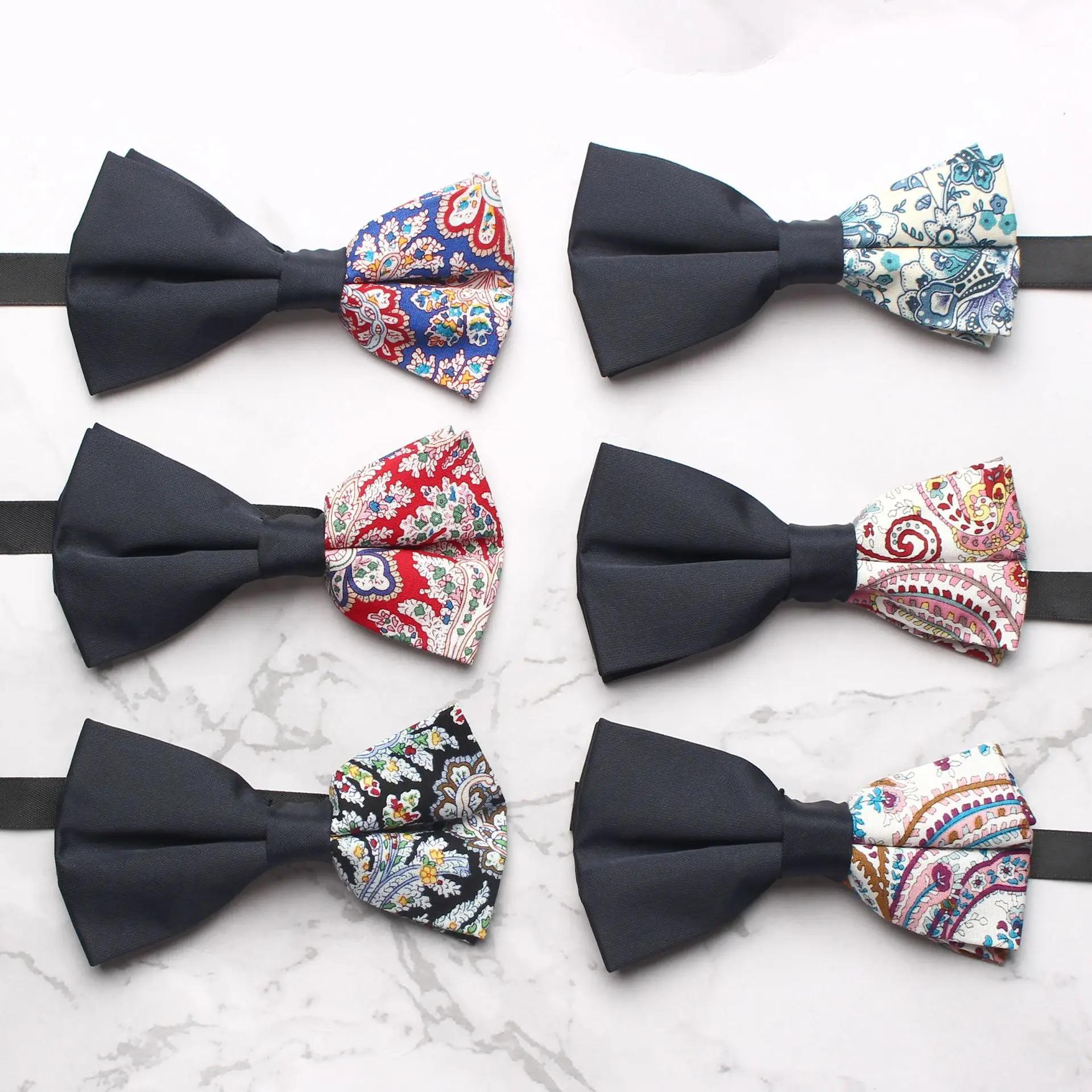 Wedding new best man butterfly bow tie, men's fashion polyester printed bow tie, formal business casual bow tie
Wedding new best man butterfly bow tie, men's fashion polyester printed bow tie, formal business casual bow tie