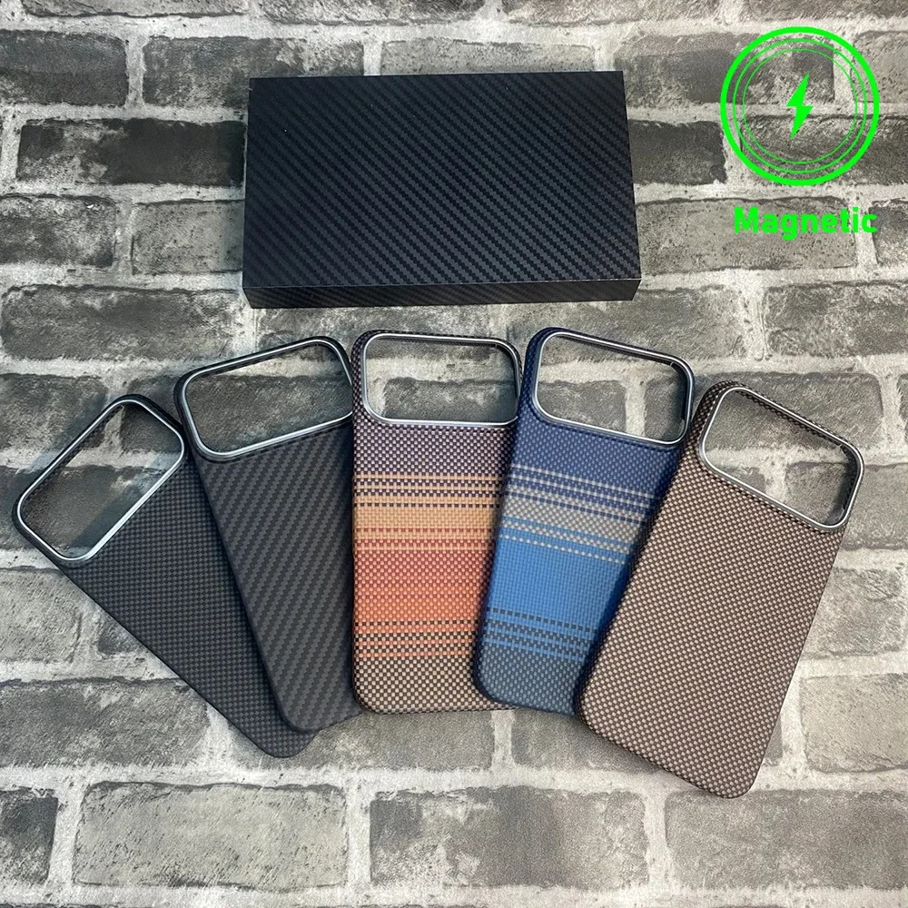 High Texture Business Smooth-Touch Kevlar Carbon Fiber Case For IPhone 17 Pro Max 17 Air Magnetic Charge Protect Slim Hard Cover
High Texture Business Smooth-Touch Kevlar Carbon Fiber Case For IPhone 17 Pro Max 17 Air Magnetic Charge Protect Slim Hard Cover