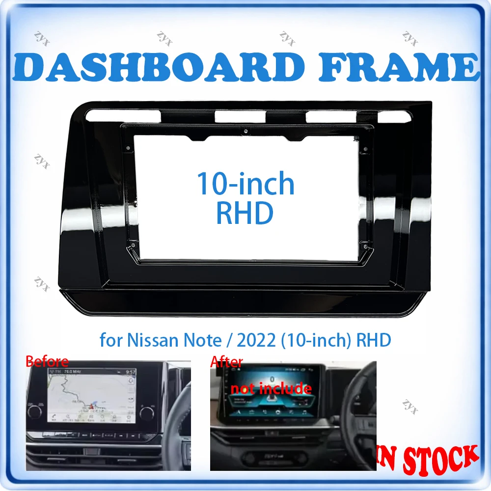 Car Radio Fascia Frame For Nissan Note 2022 10 inch RHD With Canbus Decoder & Wiring Harness Car Accessories Plug & Play
Car Radio Fascia Frame For Nissan Note 2022 10 inch RHD With Canbus Decoder & Wiring Harness Car Accessories Plug & Play