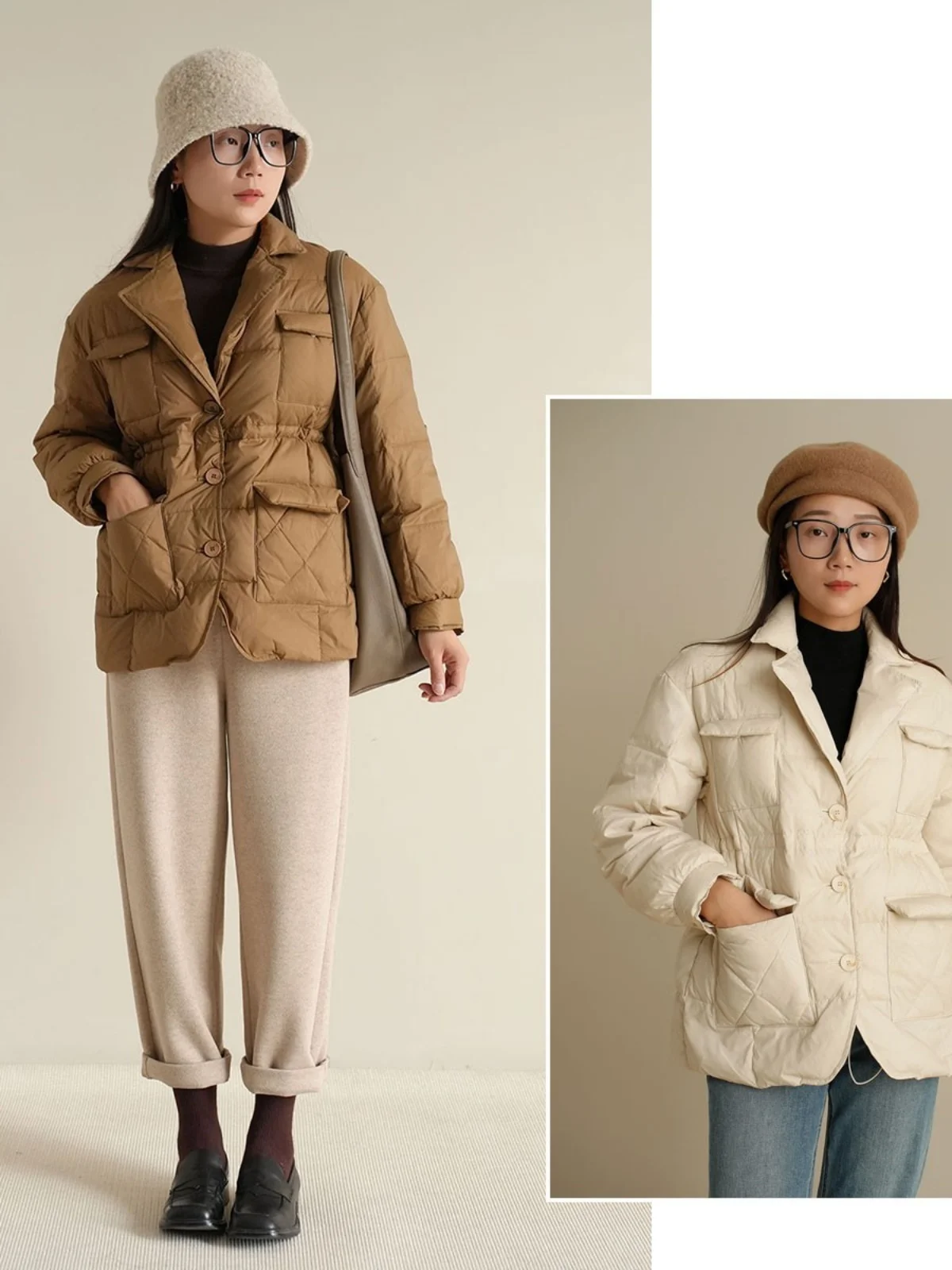 Women's ort Warm Cotton Jaet Autumn Winter Sle 90 White Du down Suit Collar Filled Coat OL Sle Straight Cut Long Sl...
Women's ort Warm Cotton Jaet Autumn Winter Sle 90 White Du down Suit Collar Filled Coat OL Sle Straight Cut Long Sl...