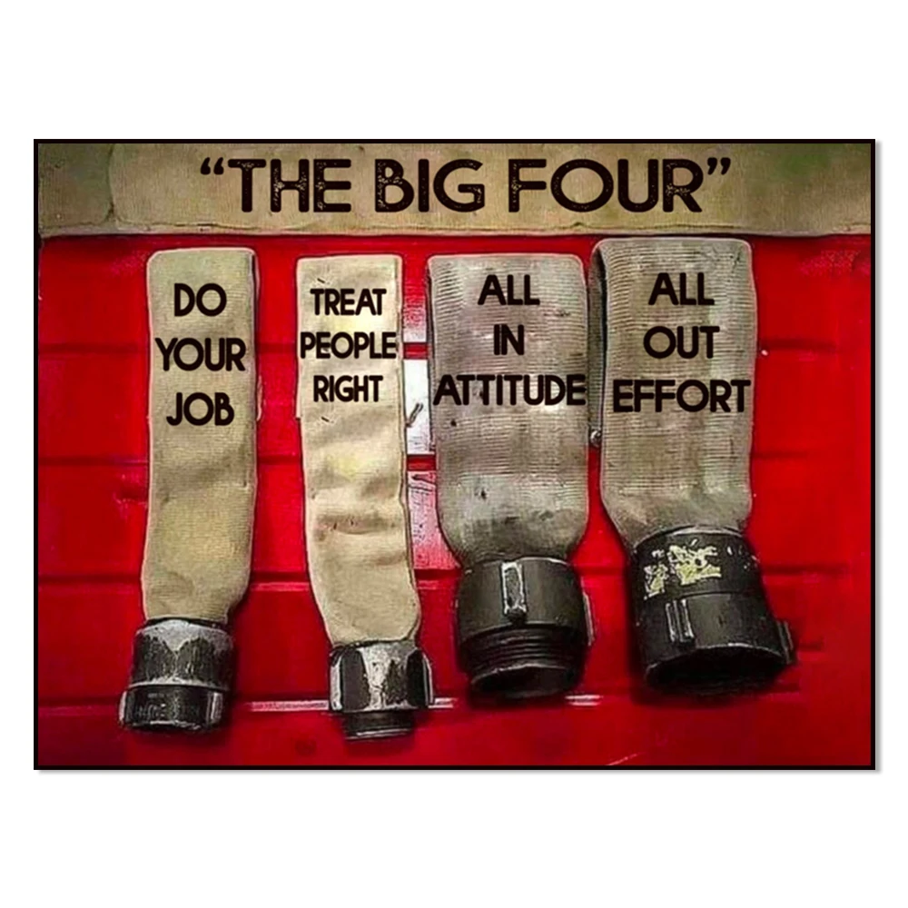Four major firefighter posters, do your job firefighter posters, firefighter gifts decorated canvas printing gifts
Four major firefighter posters, do your job firefighter posters, firefighter gifts decorated canvas printing gifts