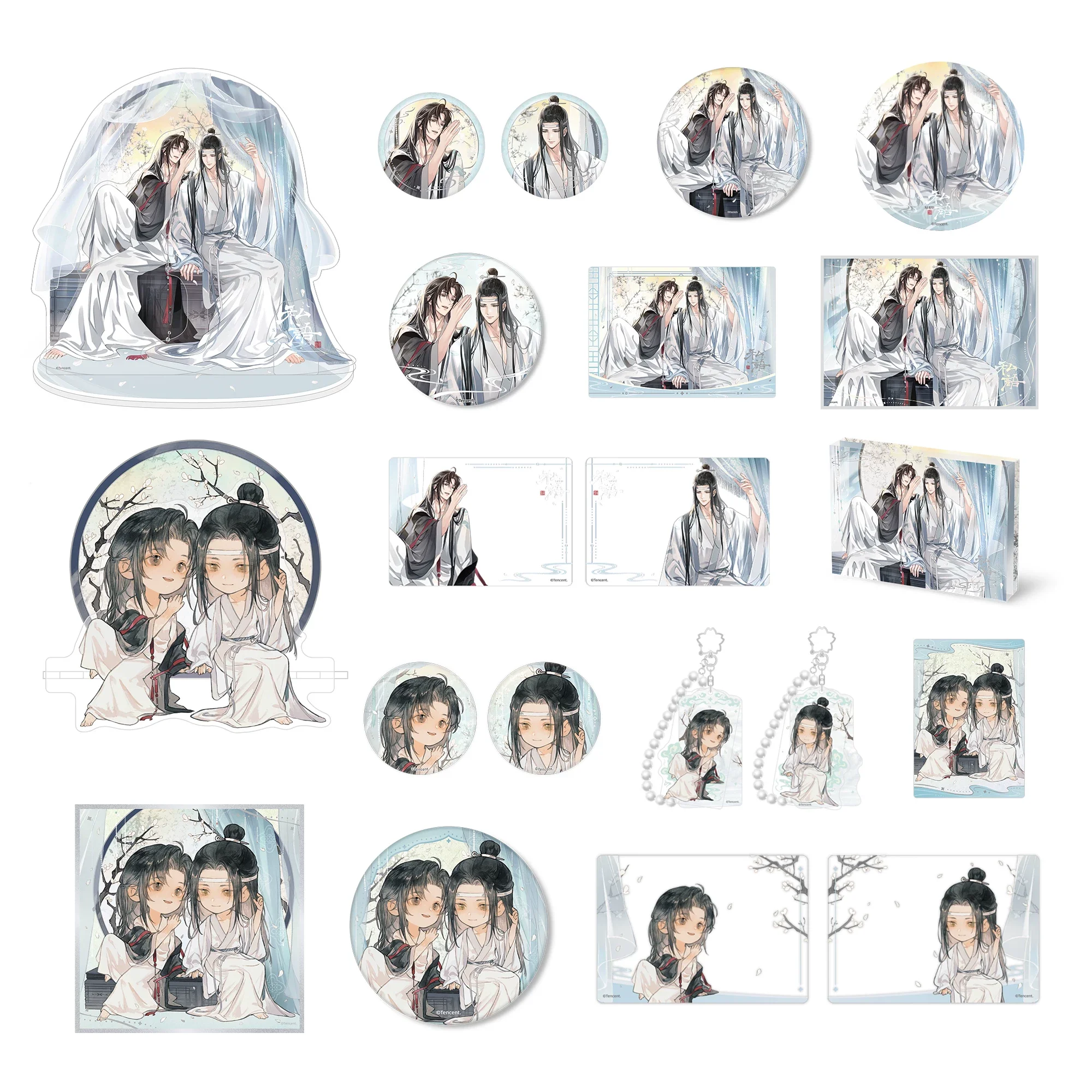 Sunsyea MDZS Mo Dao Zu Shi Official Merch SY Series Badge Acrylic Stand Color Board Card Ornament Wei Wuxian Lan Wangji
Sunsyea MDZS Mo Dao Zu Shi Official Merch SY Series Badge Acrylic Stand Color Board Card Ornament Wei Wuxian Lan Wangji