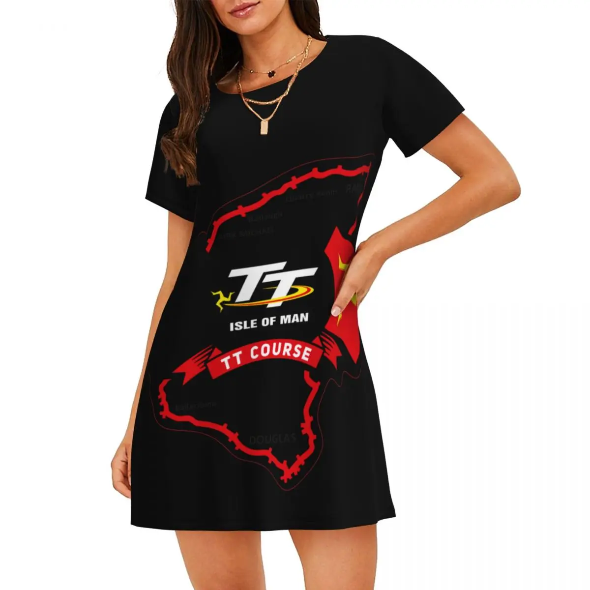 Custom Isle Of Man TT Racing Women Nightgown Sleepwear Short Sleeves Motorcycle Sports For Vacations Nightgowns Women's Pajamas
Custom Isle Of Man TT Racing Women Nightgown Sleepwear Short Sleeves Motorcycle Sports For Vacations Nightgowns Women's Pajamas