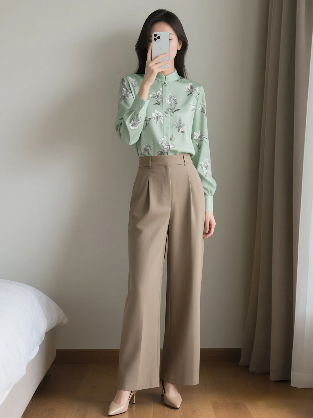 Ele Retro Spring Women's Faionable Two-Piece Set High Waist Slimming Pants irt Casual Sle Polyester Fiber
Ele Retro Spring Women's Faionable Two-Piece Set High Waist Slimming Pants irt Casual Sle Polyester Fiber