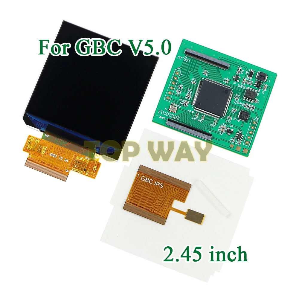 10sets New 2.45 Inch High Brightness IPS LCD Screen For Gameboy Color GBC V5.0 V5
10sets New 2.45 Inch High Brightness IPS LCD Screen For Gameboy Color GBC V5.0 V5