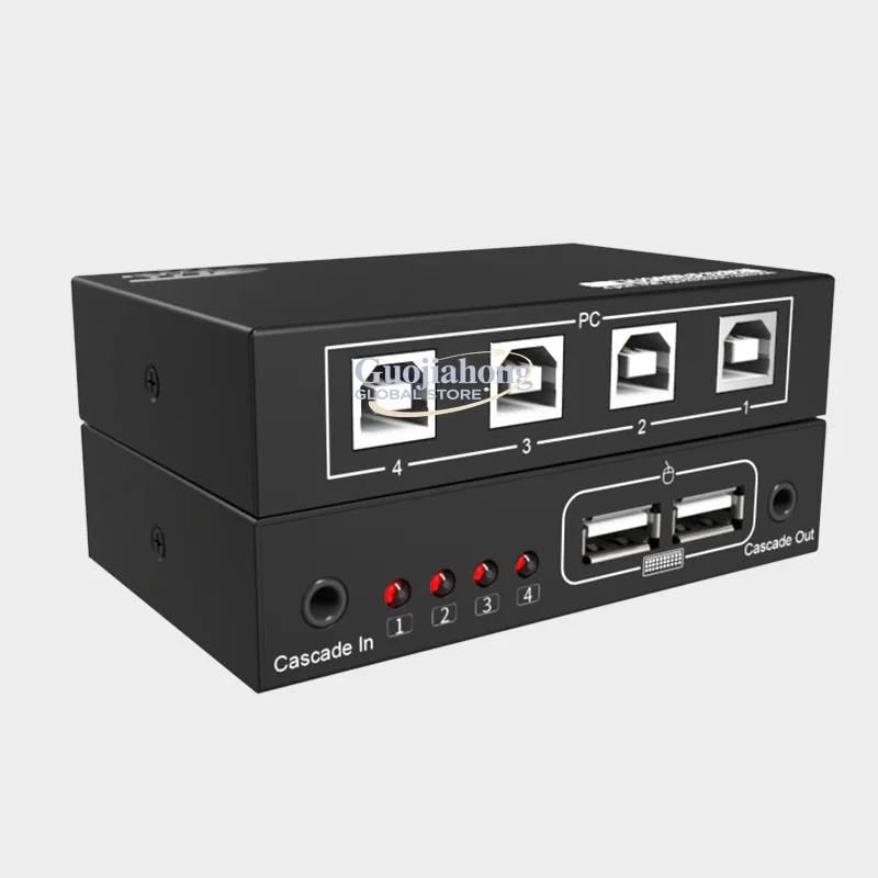 eKL-U304 USB keyboard and mouse synchronizer KVM switcher 4 ports game 1 control 4 multi-open dnf synchronization controller
eKL-U304 USB keyboard and mouse synchronizer KVM switcher 4 ports game 1 control 4 multi-open dnf synchronization controller