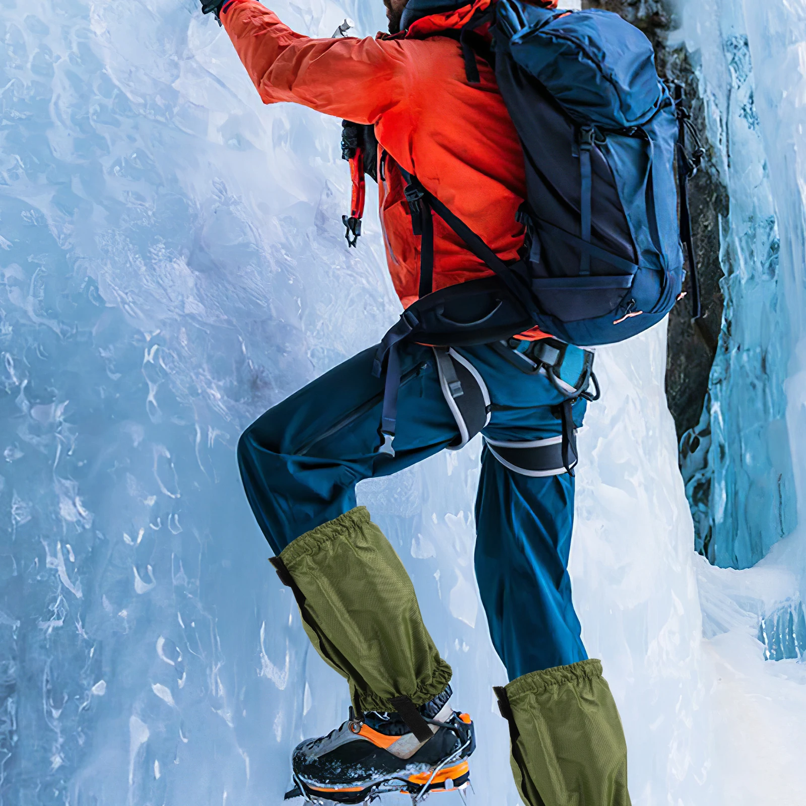 2pcs Hiking Gaiters Waterproof for Mountain Climbing Hunting Outdoor Leg Protectors Shoe Guards Winter
2pcs Hiking Gaiters Waterproof for Mountain Climbing Hunting Outdoor Leg Protectors Shoe Guards Winter
