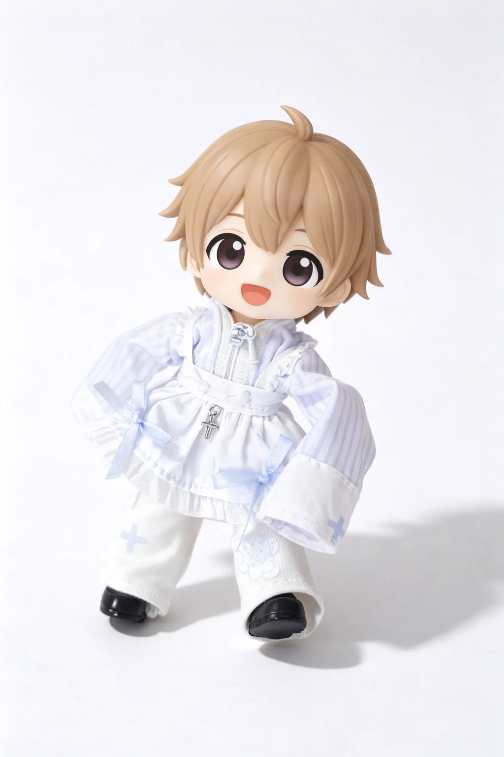Universal Fit 1/8 1/12 BJD Doll Clothes Yami-Kawaii Maid Outfit Set for Ob11 10-18cm Doll Accessories Striped Jacket Apron Suit
Universal Fit 1/8 1/12 BJD Doll Clothes Yami-Kawaii Maid Outfit Set for Ob11 10-18cm Doll Accessories Striped Jacket Apron Suit