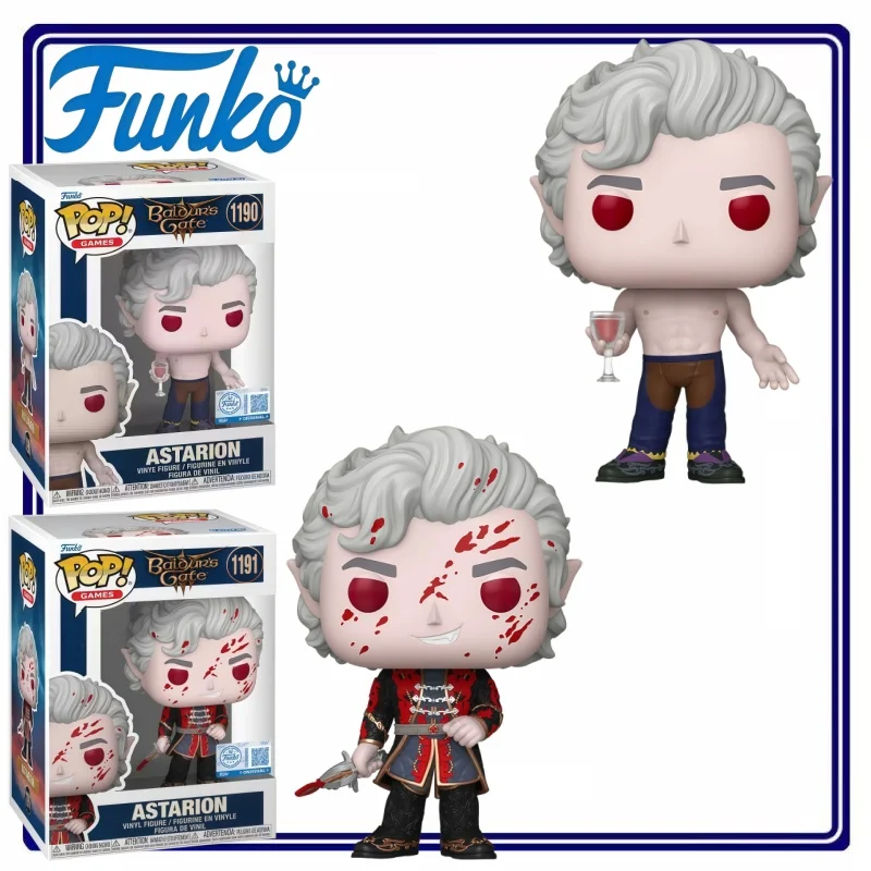 Funko POP Baldur's Gate 3 Astarion Holding Cup & Bloodstained Versions Vinyl Figure Collectible Model Desktop Ornament Game Gift
Funko POP Baldur's Gate 3 Astarion Holding Cup & Bloodstained Versions Vinyl Figure Collectible Model Desktop Ornament Game Gift