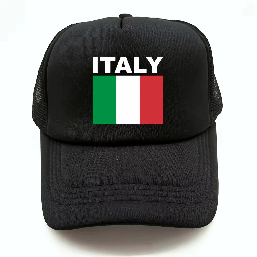 Italy National Flag Trucker Cap Unisex Men Women Breathable Mesh Snapback Adjustable Outdoor Daily Sun Protection Baseball Hat
Italy National Flag Trucker Cap Unisex Men Women Breathable Mesh Snapback Adjustable Outdoor Daily Sun Protection Baseball Hat