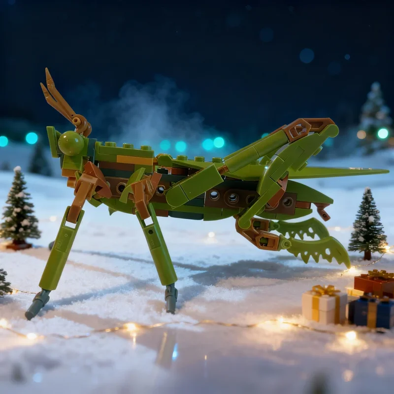 114pcs MOC Ideas CUUSOO Grasshopper Chinese Mantis Alternate Model Building Blocks Construction festival Gift Toy Education
114pcs MOC Ideas CUUSOO Grasshopper Chinese Mantis Alternate Model Building Blocks Construction festival Gift Toy Education