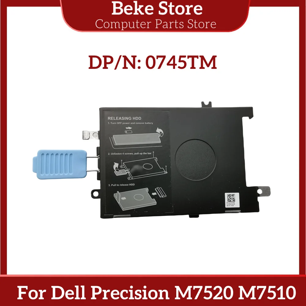 Beke NEW Original 0745TM 745TM Black Original New For Dell Precision M7510 M7520 2.5" HDD Hard Drive Metal Caddy Fast Ship
Beke NEW Original 0745TM 745TM Black Original New For Dell Precision M7510 M7520 2.5" HDD Hard Drive Metal Caddy Fast Ship
