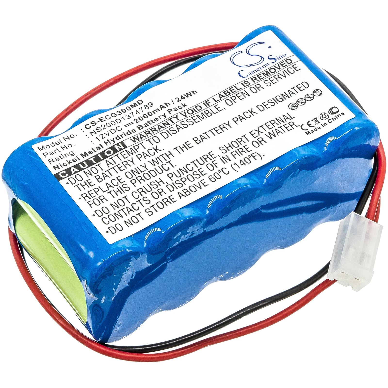 2000mAh Replacement Medical Battery for Cardipia 800C, ECG-101A, ECG-300A
2000mAh Replacement Medical Battery for Cardipia 800C, ECG-101A, ECG-300A