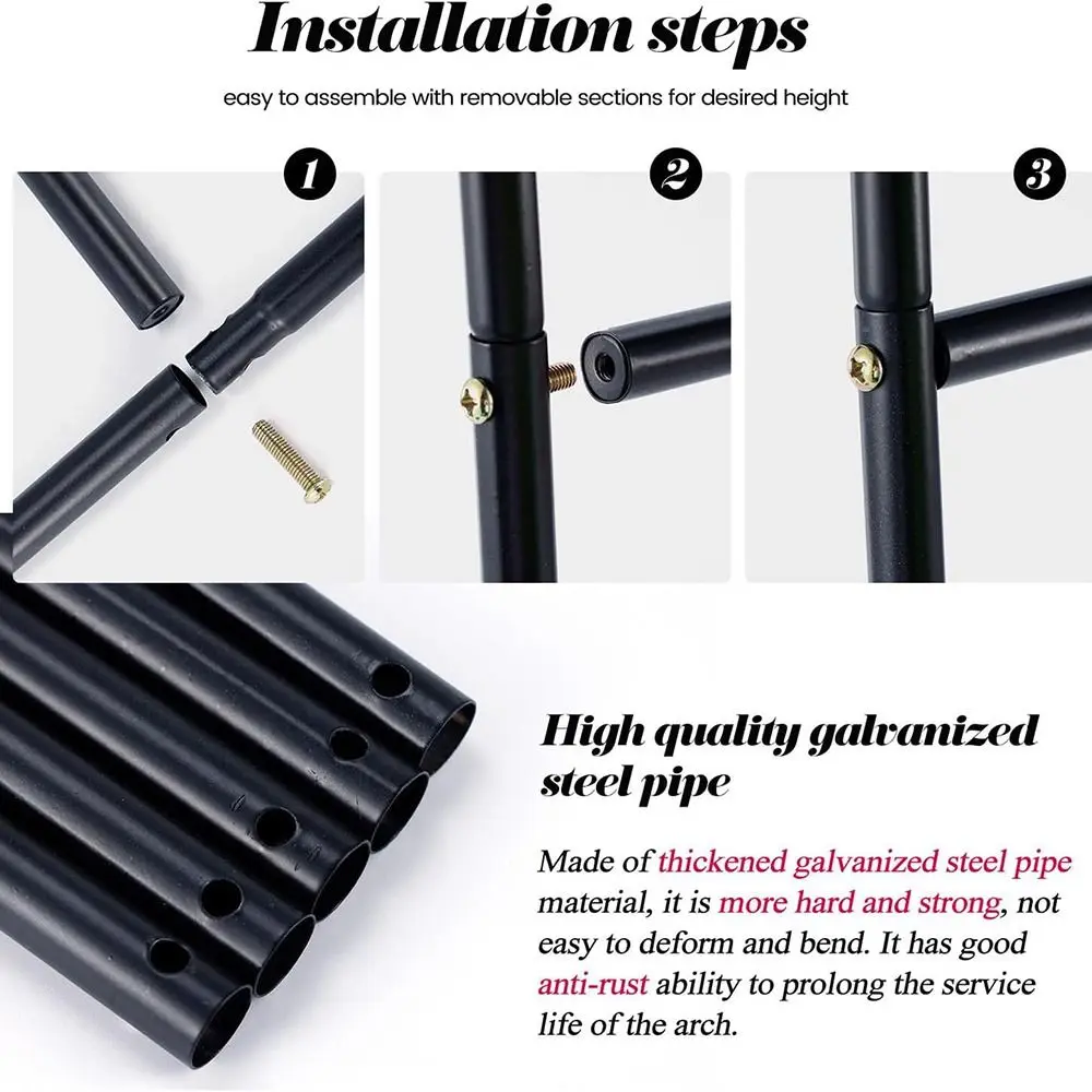 Железный художественный держатель для цветов, арка, черный, белый, зеленый, свободно собранные воздушные шары, арка, аксессуары для самостоятельного изготовления, решетка для поддержки растений
Железный художественный держатель для цветов, арка, черный, белый, зеленый, свободно собранные воздушные шары, арка, аксессуары для самостоятельного изготовления, решетка для поддержки растений