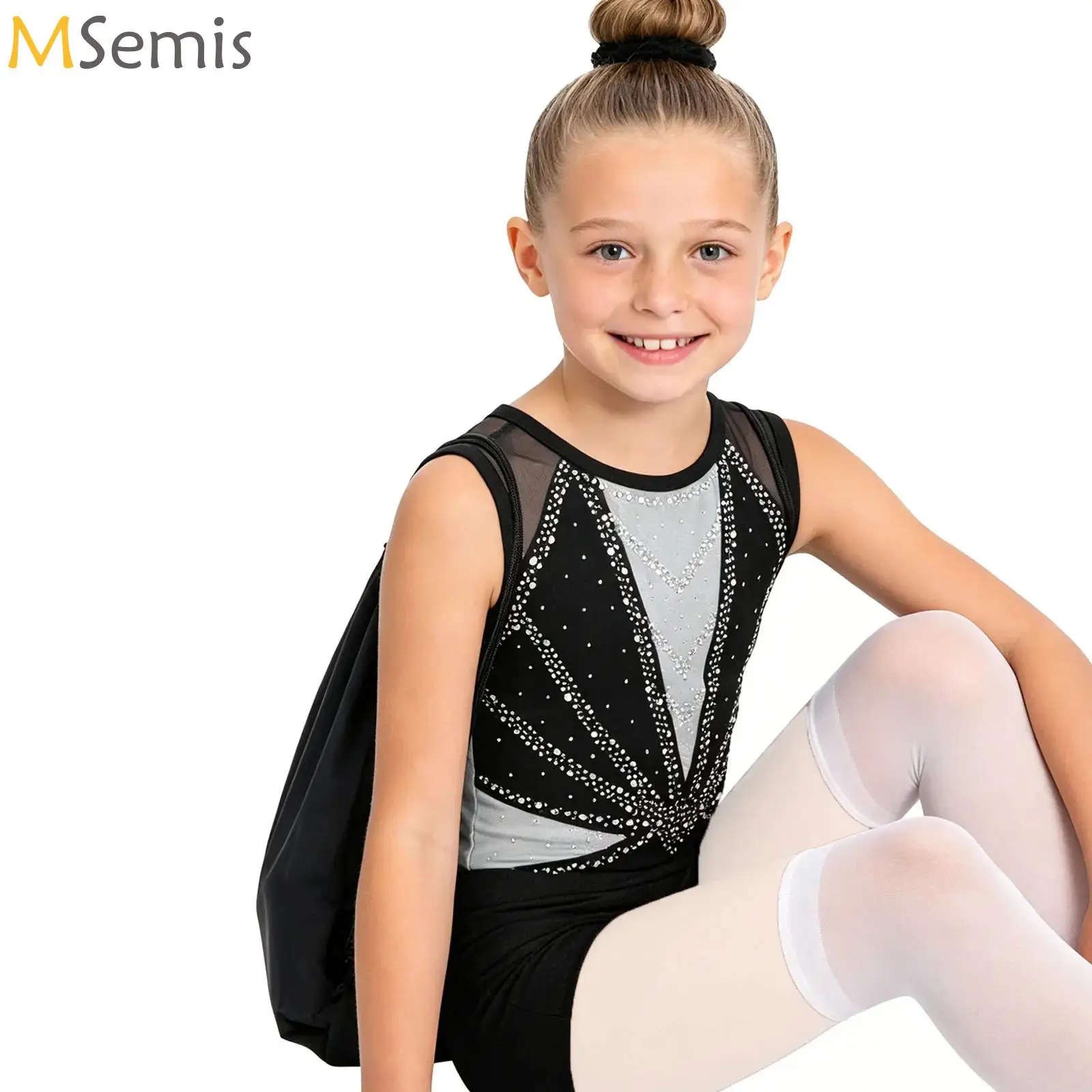 Kid Girls Ballet Dance Jersey Athletic Gymnastics Skating Performance Costume Sleeveless Leotard+Shorts+Hairband+Bag Dance Suit
Kid Girls Ballet Dance Jersey Athletic Gymnastics Skating Performance Costume Sleeveless Leotard+Shorts+Hairband+Bag Dance Suit