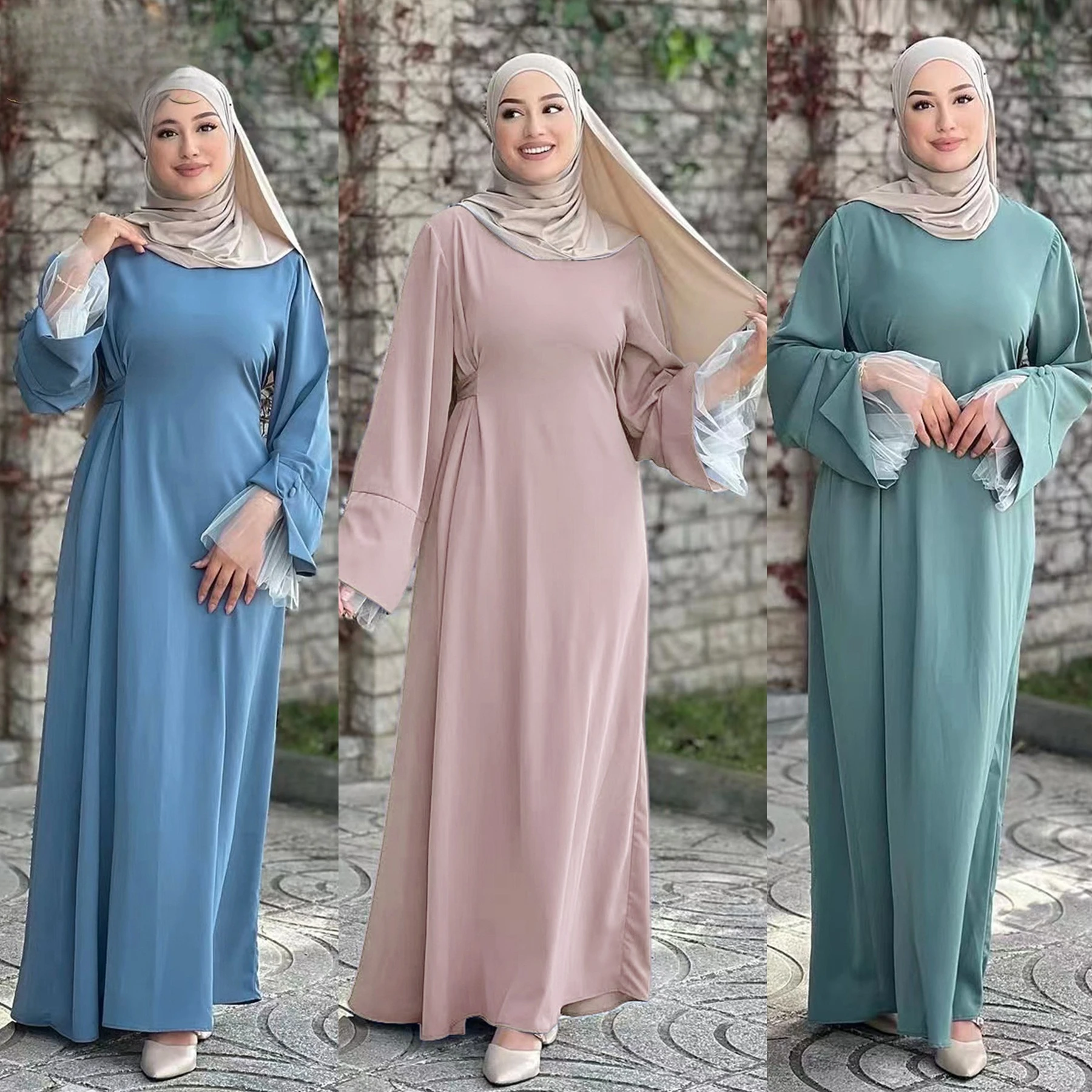 Autumn New Modest Kaftan Woman Dress Abayas Saudi Arabia Dubai Lace Ruffles Abaya Dresses
Autumn New Modest Kaftan Woman Dress Abayas Saudi Arabia Dubai Lace Ruffles Abaya Dresses