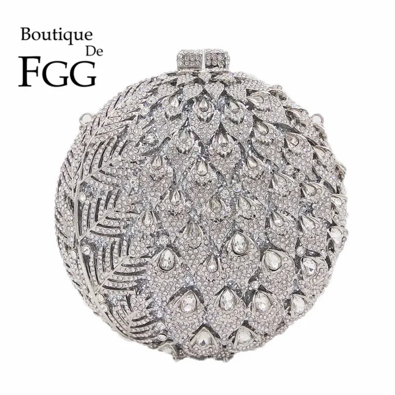 Boutique De FGG Round Ball Flower Women Evening Bags and Clutches Wedding Party Rhinestones Handbags Bridal Formal Purse
Boutique De FGG Round Ball Flower Women Evening Bags and Clutches Wedding Party Rhinestones Handbags Bridal Formal Purse
