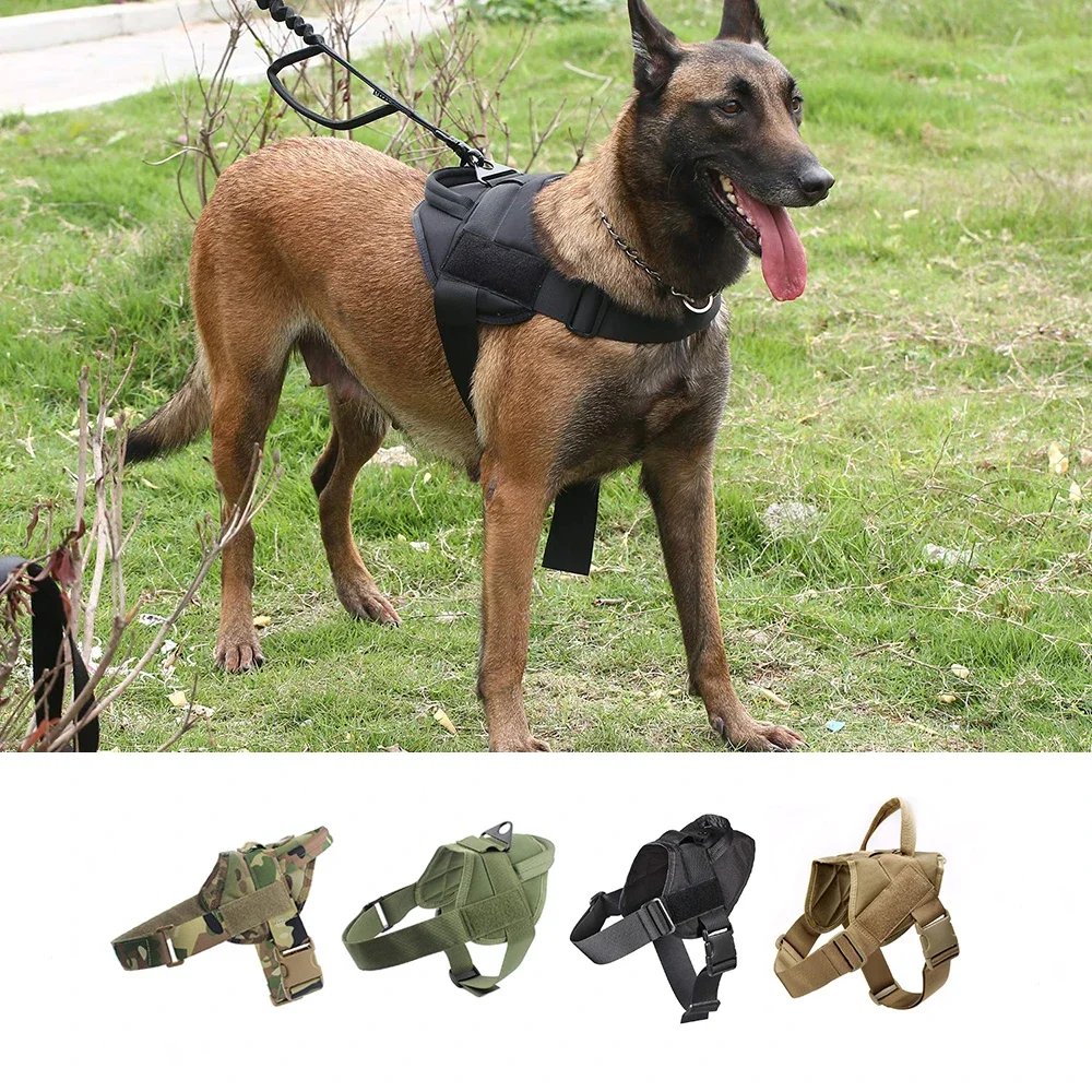 Tactical Dog Harness No Pull Dog Harness Military Pet Vest Adjustable for Doberman German Shepherd Small Medium Large Dogs
Tactical Dog Harness No Pull Dog Harness Military Pet Vest Adjustable for Doberman German Shepherd Small Medium Large Dogs