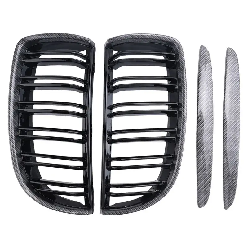 Better-Car Carbon Fiber Look Front Kidney Grille Dual Slats Grill For BMW 3 Series E90 E91 2005-2008
Better-Car Carbon Fiber Look Front Kidney Grille Dual Slats Grill For BMW 3 Series E90 E91 2005-2008