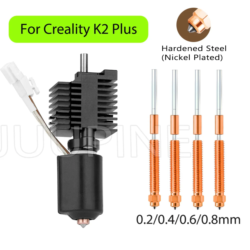 Для Creality K2 Plus Hotend комплект керамического нагревательного блока 0,4 мм цельнометаллическое интегрированное быстросменное сопло 350 ° C для Creality K2P Combo
Для Creality K2 Plus Hotend комплект керамического нагревательного блока 0,4 мм цельнометаллическое интегрированное быстросменное сопло 350 ° C для Creality K2P Combo