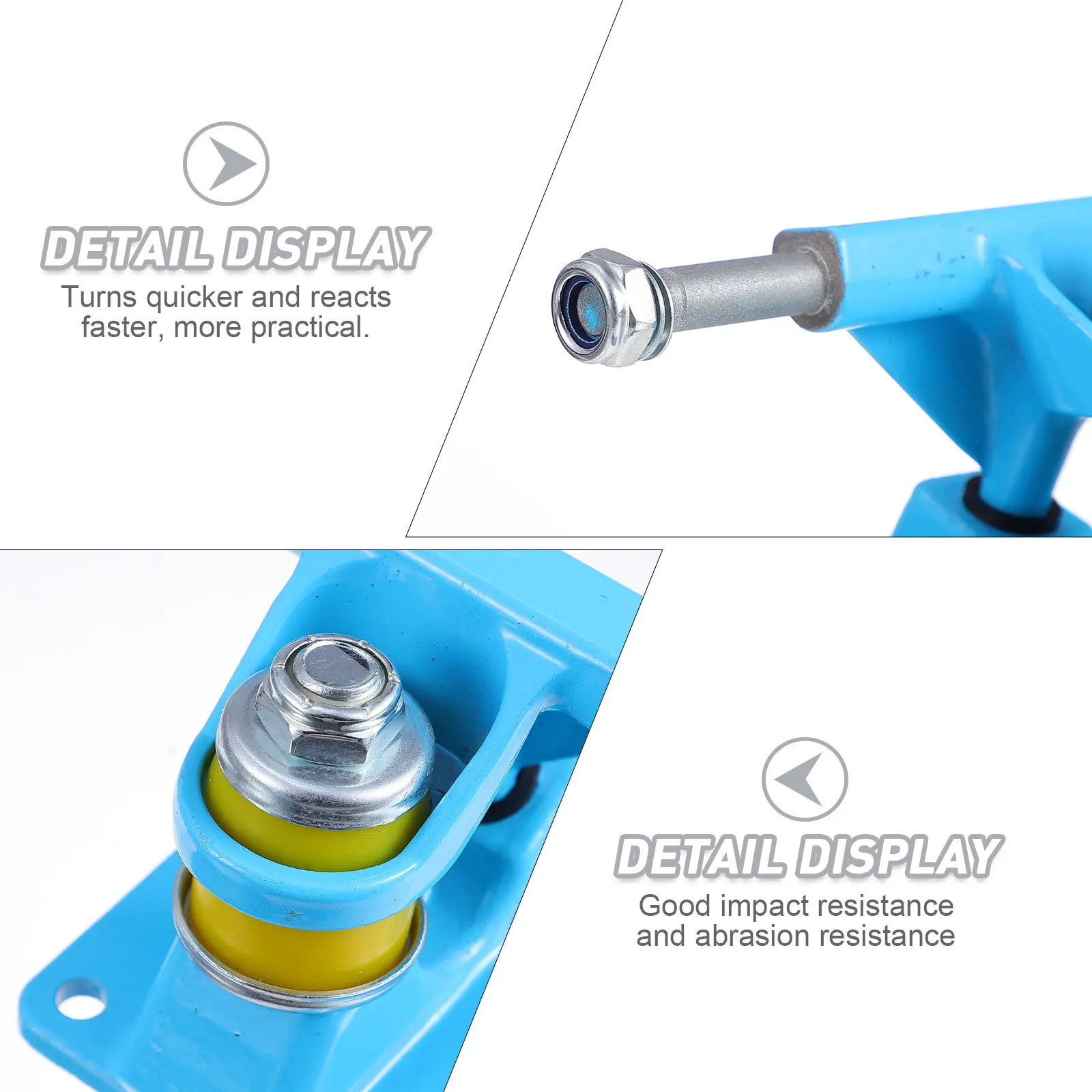 1 Pair Trucks Bridge Heavy Duty Metal Bracket Lightweight Durable Replacement For Skateboard Wheels Bracket Impact Resistant
1 Pair Trucks Bridge Heavy Duty Metal Bracket Lightweight Durable Replacement For Skateboard Wheels Bracket Impact Resistant