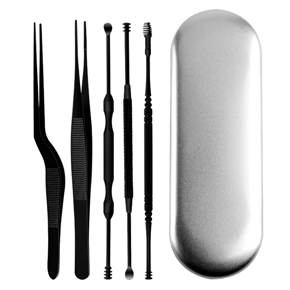 6 шт. набор инструментов для ухода за ушами, пинцет для чистки ушей из нержавеющей стали со спиральной пружиной для безопасного удаления ушной серы, дома, путешествий 
6 шт. набор инструментов для ухода за ушами, пинцет для чистки ушей из нержавеющей стали со спиральной пружиной для безопасного удаления ушной серы, дома, путешествий