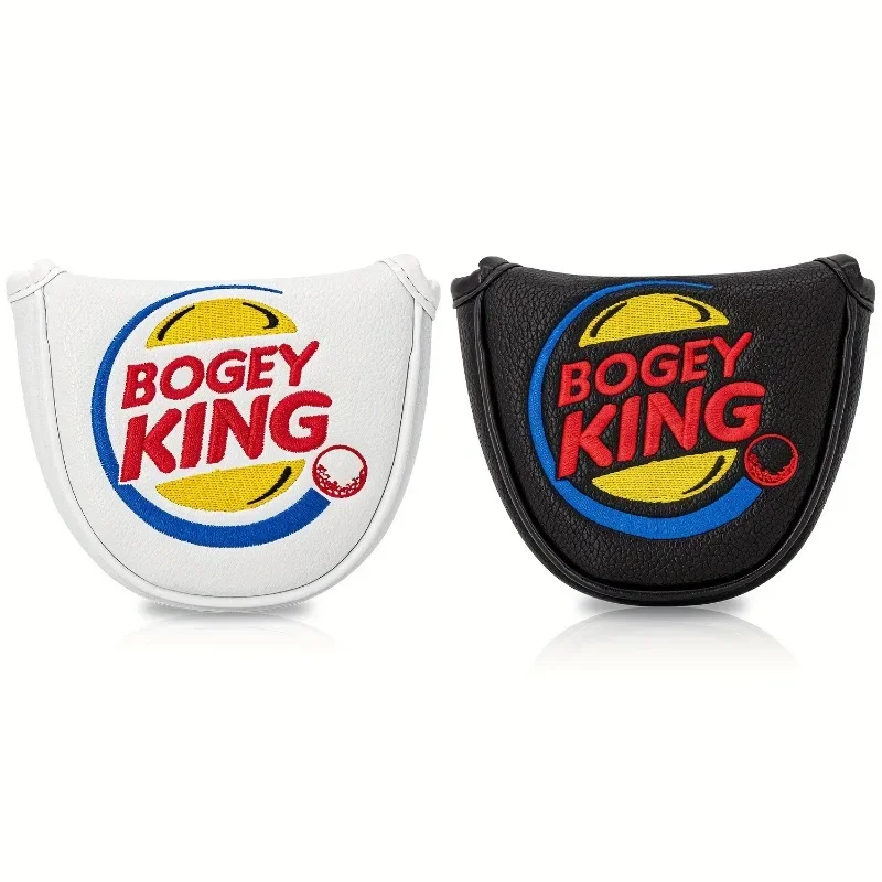 Чехол для головки клюшки для гольфа с логотипом BOGEY KING, 1 шт., доступен в белом/черном цвете, аксессуары для гольфа, магнитная застежка.
Чехол для головки клюшки для гольфа с логотипом BOGEY KING, 1 шт., доступен в белом/черном цвете, аксессуары для гольфа, магнитная застежка. 