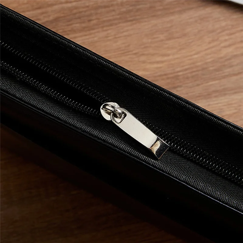 ABNQ Leather Portfolio Professional Business Padfolio with Zipper Interview Resume Notefolio Premium Document Organize
ABNQ Leather Portfolio Professional Business Padfolio with Zipper Interview Resume Notefolio Premium Document Organize