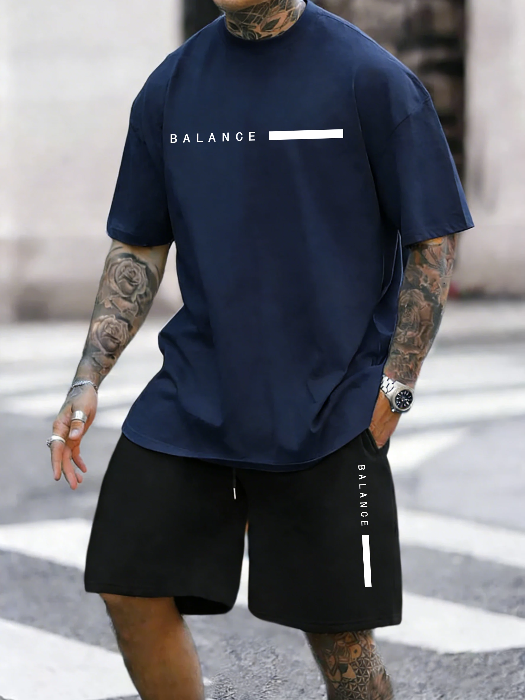 Balance Line Simple Printed Cotton Summer Breathable Tops Sets Man Jogging Basics Soft Sportpants Commute Comfortable T Shirt
Balance Line Simple Printed Cotton Summer Breathable Tops Sets Man Jogging Basics Soft Sportpants Commute Comfortable T Shirt