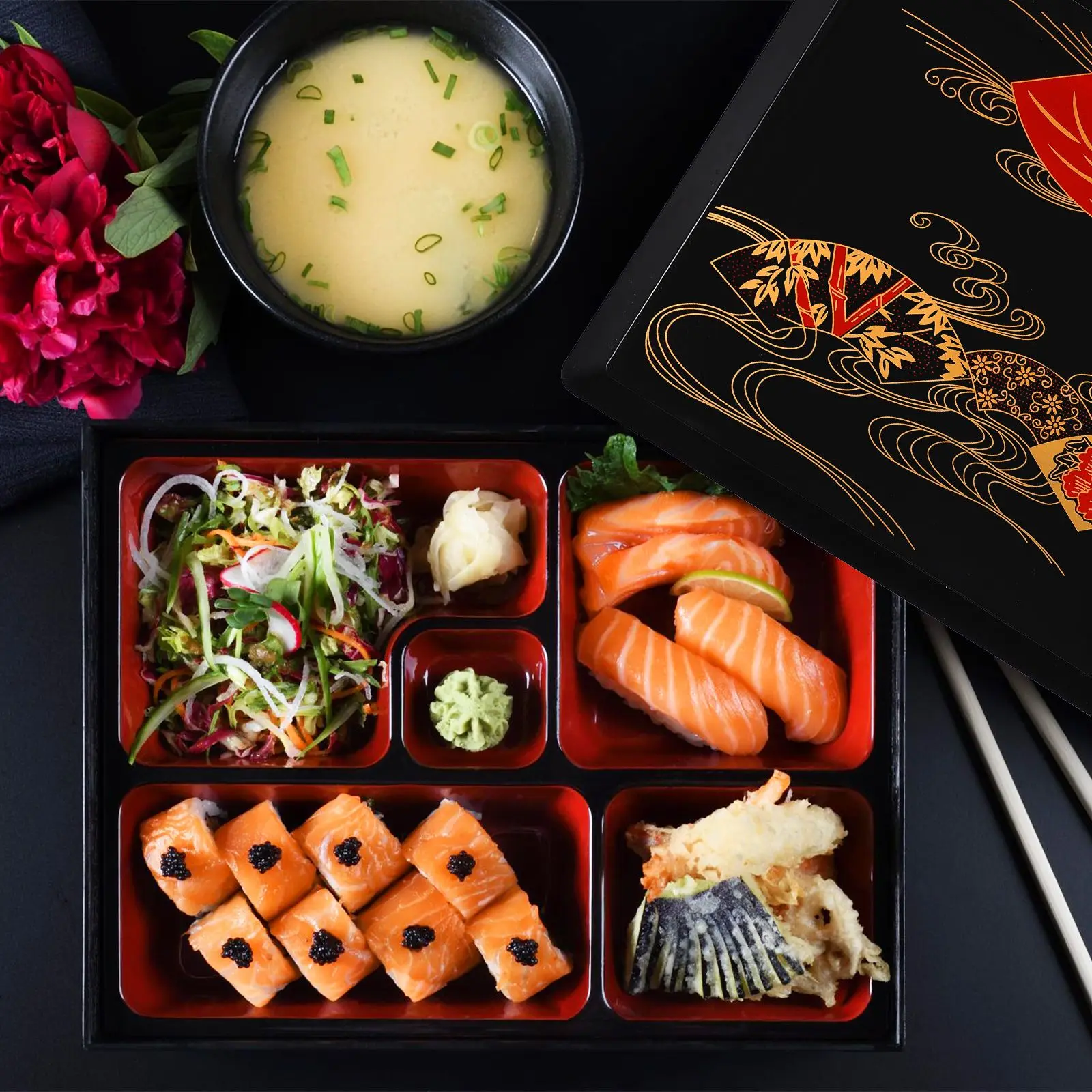 Lunch Box 5 Grids Odorless Reusable Easy Clean Perfect for School Office Travel Sushi Bento Plastic Containers
Lunch Box 5 Grids Odorless Reusable Easy Clean Perfect for School Office Travel Sushi Bento Plastic Containers