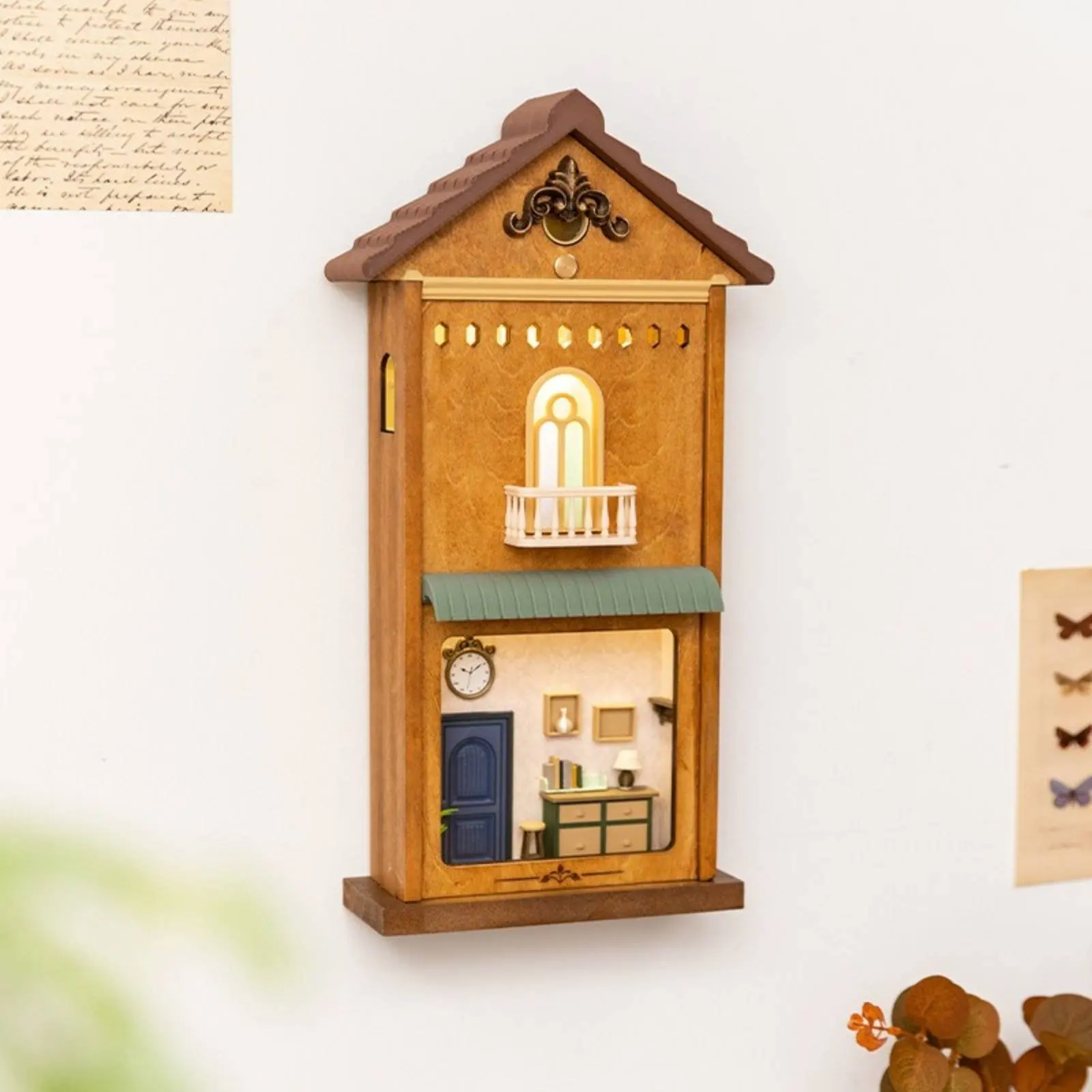 Wooden Miniature Scene Night Lamp Handmade Vintage Dollhouse Lamp Miniature House Lamp Gift Suggestion Indoor Lighting
Wooden Miniature Scene Night Lamp Handmade Vintage Dollhouse Lamp Miniature House Lamp Gift Suggestion Indoor Lighting
