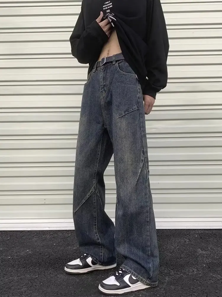 Мужские джинсы в американском ретро-стиле, свободные, прямые, повседневные, в уличном стиле, новинка 2023 года, осенние длинные брюки, молодежная одежда, удобные
Мужские джинсы в американском ретро-стиле, свободные, прямые, повседневные, в уличном стиле, новинка 2023 года, осенние длинные брюки, молодежная одежда, удобные
