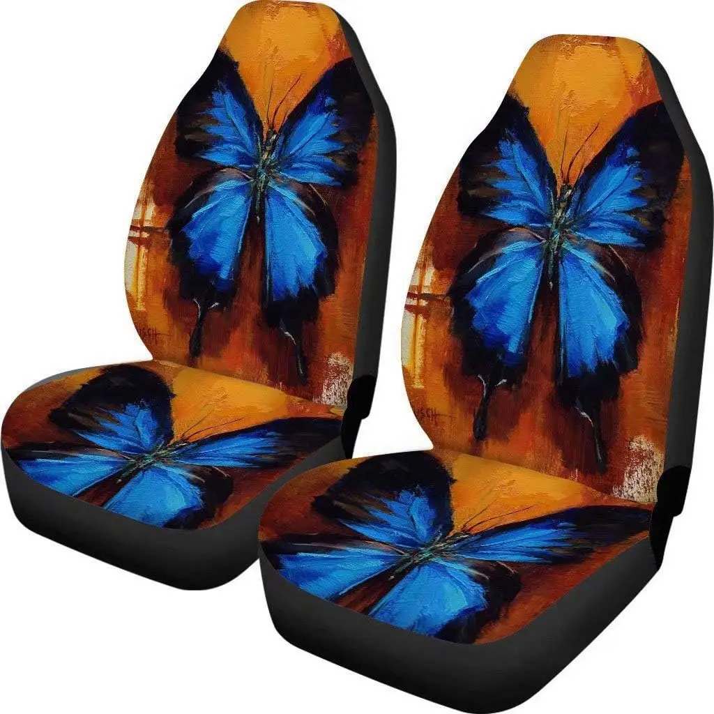Butterfly Unique Flat Cloth Car Front Seat Covers for Women Men Universal Pair Car Seat Covers Protectors Set for Most Car Truck
Butterfly Unique Flat Cloth Car Front Seat Covers for Women Men Universal Pair Car Seat Covers Protectors Set for Most Car Truck