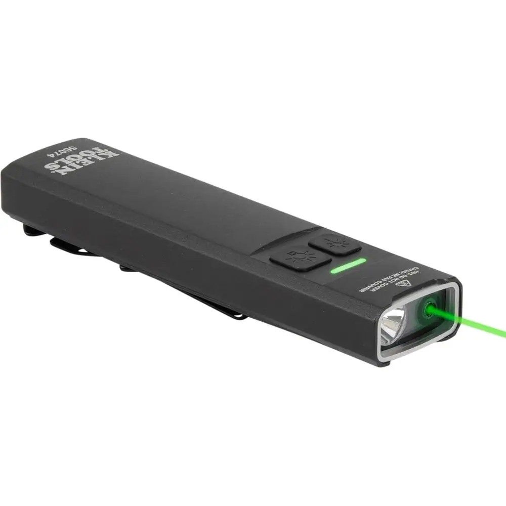 EDC 1000 Lumens LED Flashlight with Green Laser, 3 Brightness Modes, Built-in Floodlight, Rechargeable
EDC 1000 Lumens LED Flashlight with Green Laser, 3 Brightness Modes, Built-in Floodlight, Rechargeable