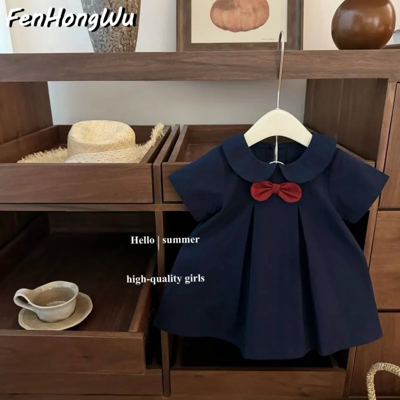 Children's Clothing Summer New Baby Girl Sweet Bow Doll Collar Princess Dress
Children's Clothing Summer New Baby Girl Sweet Bow Doll Collar Princess Dress