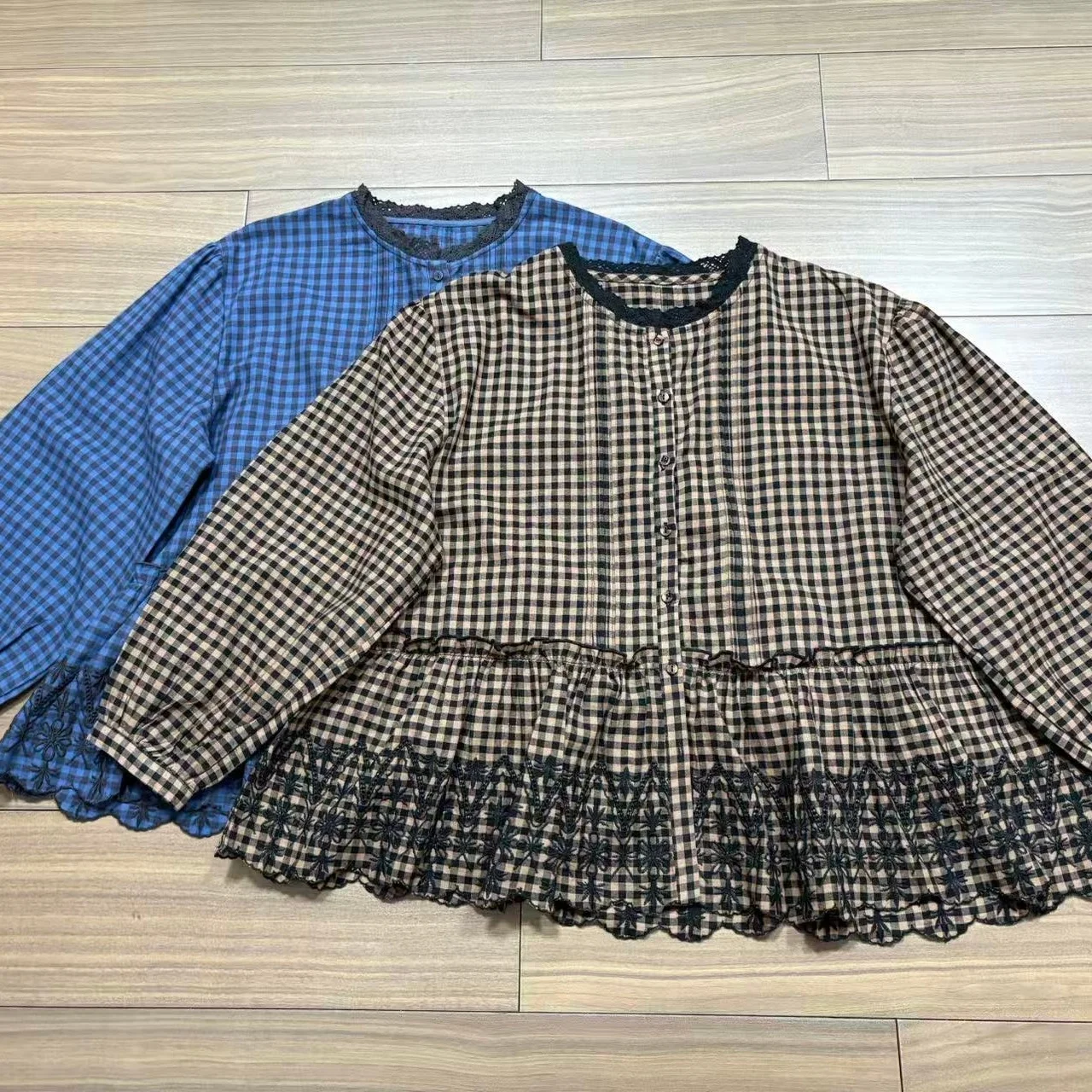 Pure Cotton Long Sleeve Plaid Shirt Women's Summer 2026 round Neck Large Size Doll Shirt Skin-friendly Gingham Long Sleeve ...
Pure Cotton Long Sleeve Plaid Shirt Women's Summer 2026 round Neck Large Size Doll Shirt Skin-friendly Gingham Long Sleeve ...