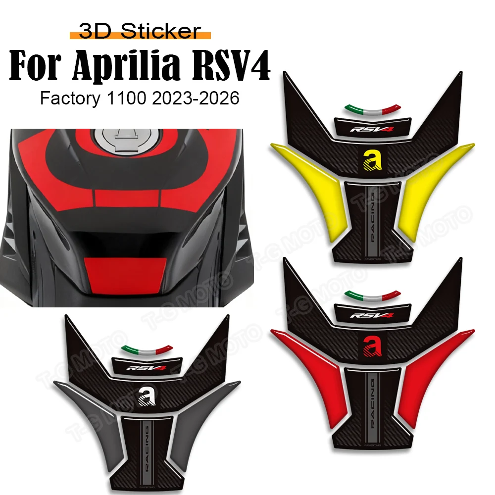 2023-2026 For Aprilia RSV4 Factory 1100 Motorcycle Tank Pad Gas Fuel Oil Cap Protector Kit Fairing Fender Covers Stickers Decal
2023-2026 For Aprilia RSV4 Factory 1100 Motorcycle Tank Pad Gas Fuel Oil Cap Protector Kit Fairing Fender Covers Stickers Decal