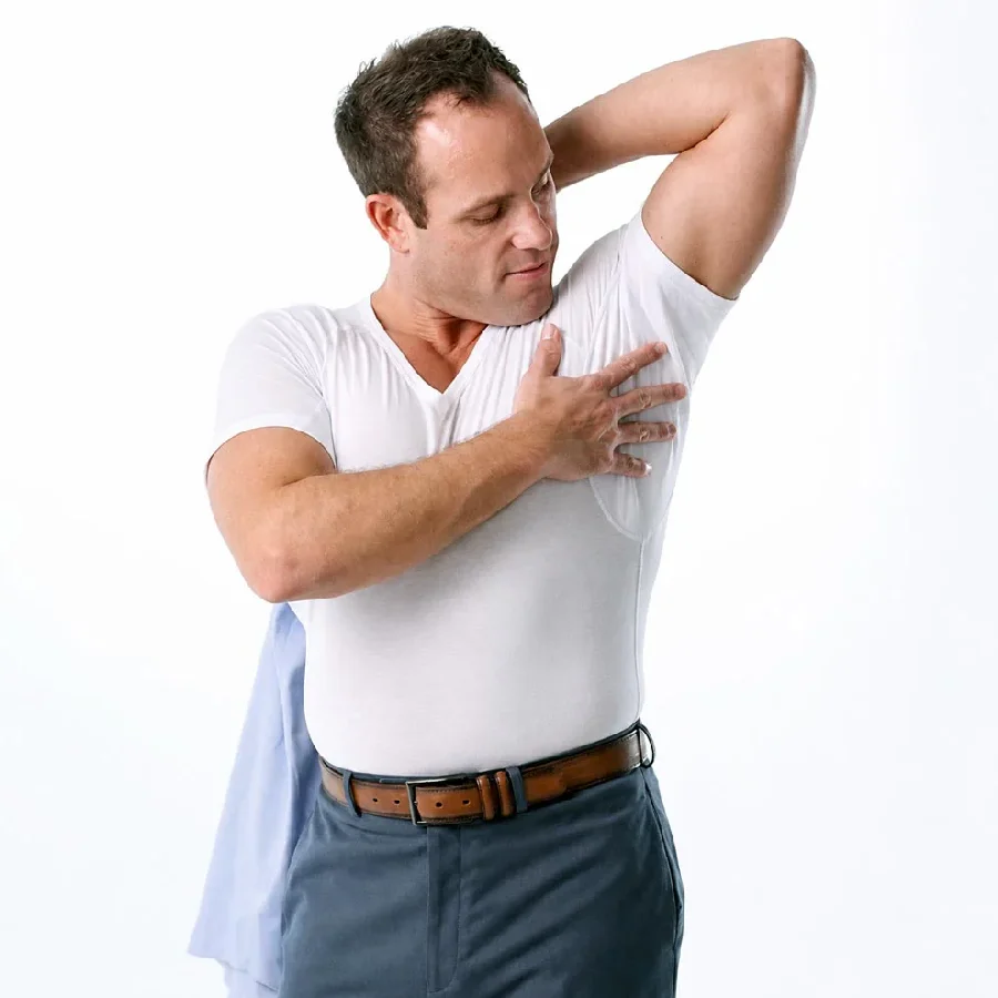 Natural Feel Advanced Smart Technology Sweat Proof t-shirt Undershirt for Master Sweat Stain & Odor Control
Natural Feel Advanced Smart Technology Sweat Proof t-shirt Undershirt for Master Sweat Stain & Odor Control