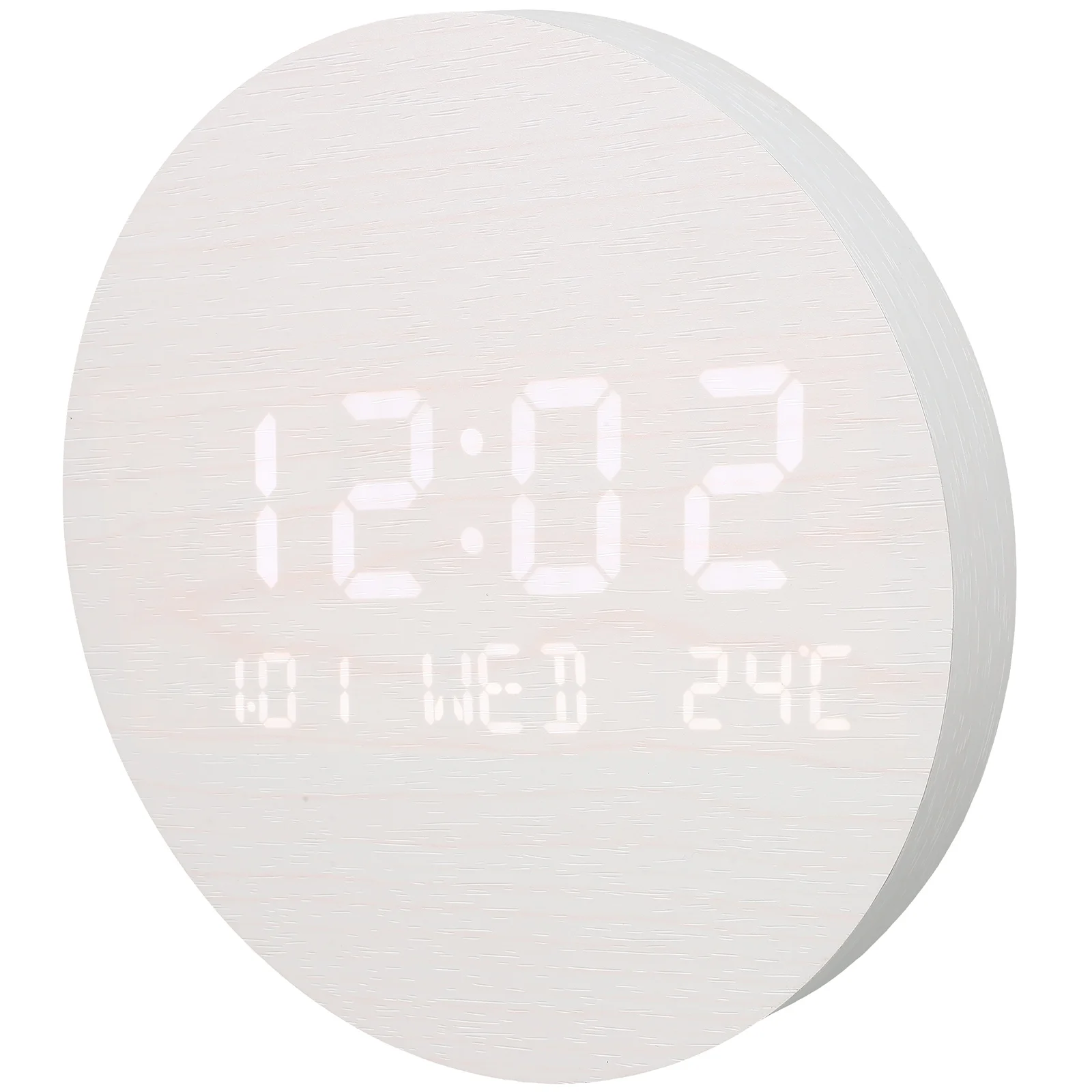 Rechargeable Led Round Wooden Surface Multifunctional Silent Electronic Bedroom Desktop Clock Waterproof Mirror Display
Rechargeable Led Round Wooden Surface Multifunctional Silent Electronic Bedroom Desktop Clock Waterproof Mirror Display