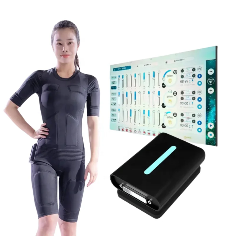 Профессиональный беспроводной тренажер EMS для всего тела: жилет для сухой электростимуляции, тренировочный костюм, аппарат для электростимуляции мышц
Профессиональный беспроводной тренажер EMS для всего тела: жилет для сухой электростимуляции, тренировочный костюм, аппарат для электростимуляции мышц