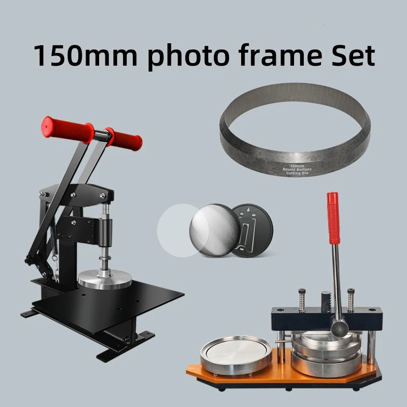 150mm Circular Manual Badge Press Machine Kit - Tinplate Photo Frame Badge Maker For DIY Custom Button Pins
150mm Circular Manual Badge Press Machine Kit - Tinplate Photo Frame Badge Maker For DIY Custom Button Pins