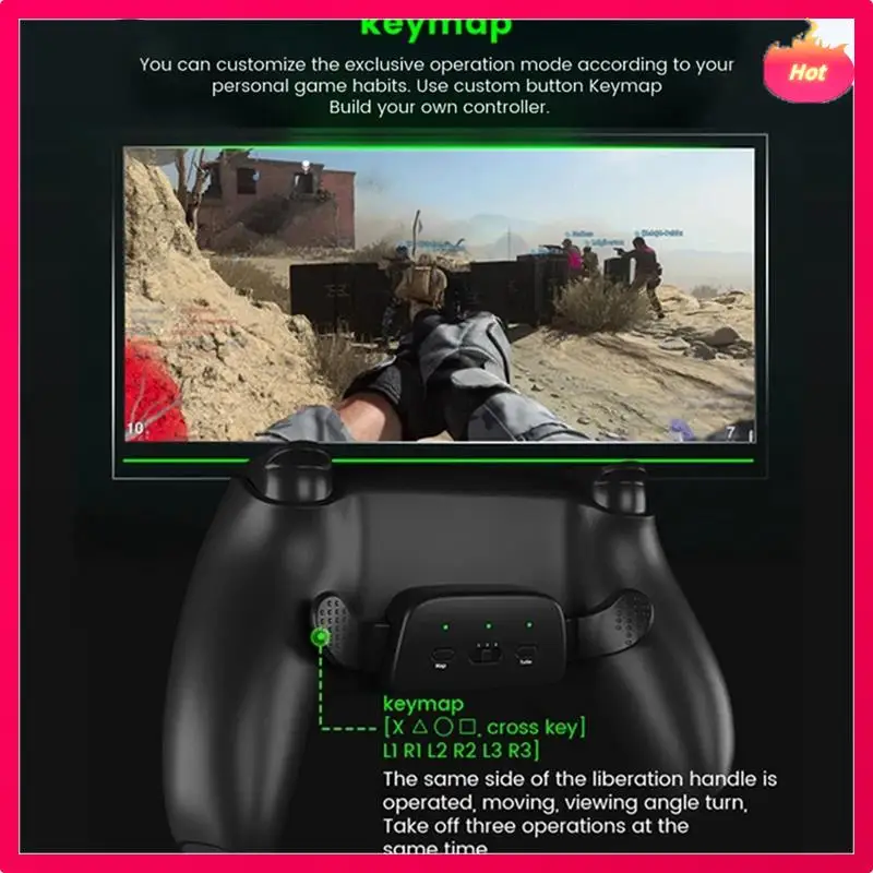 AYHF Back Button For PS5 Controller With Joystick Button Kit Redesigned Shell Programable Rise Remap For PS5 BDM010/020/030
AYHF Back Button For PS5 Controller With Joystick Button Kit Redesigned Shell Programable Rise Remap For PS5 BDM010/020/030