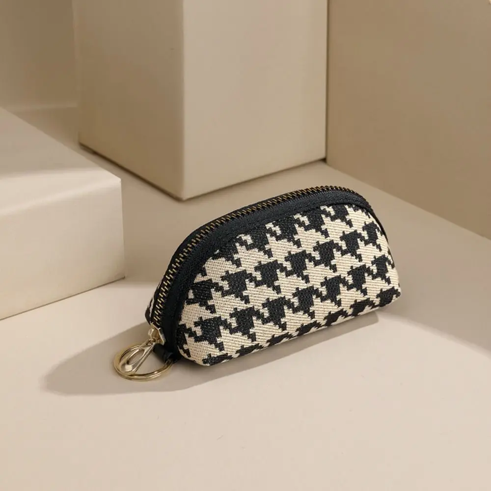 Simple Pu Leather Long Style Wallet Canvas Printing Houndstooth Zipper Purse Money Clip Ultrathin Square Change Purse Travel
Simple Pu Leather Long Style Wallet Canvas Printing Houndstooth Zipper Purse Money Clip Ultrathin Square Change Purse Travel