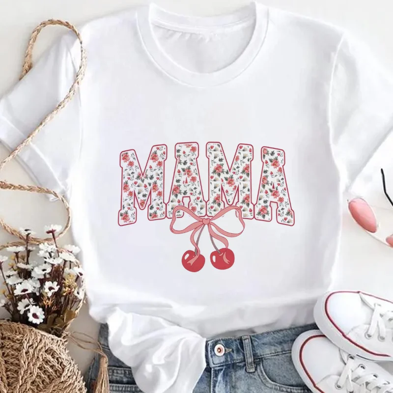 Женская футболка Mama Cherry Ribbon с принтом, повседневная футболка с круглым вырезом и короткими рукавами, модная женская футболка, модная женская футболка
Женская футболка Mama Cherry Ribbon с принтом, повседневная футболка с круглым вырезом и короткими рукавами, модная женская футболка, модная женская футболка